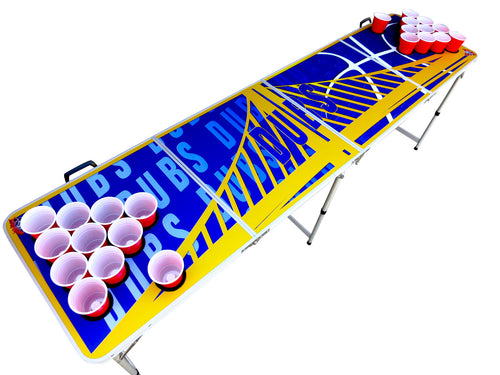 Golden State Warriors Dubs Beer Pong Table - Beer Pong Table