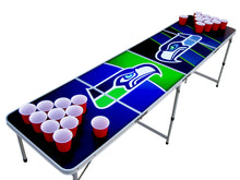 Seattle Seahawks Beer Pong Table with cup holes - Beer Pong Table
